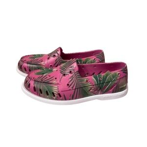 Sperry Men's Authentic Float Boat Shoes Size 8 Palm Pink  NWOT